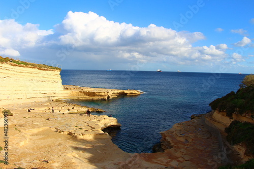 St Peter's Pool dans l'est de Malte