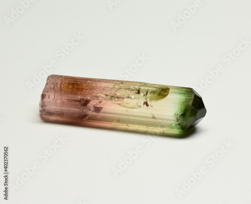 Tourmaline from Congo natural raw gemstone crystal