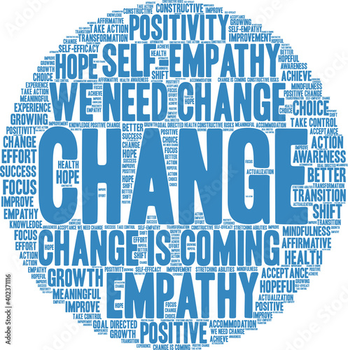 Change Word Cloud on a white background. 