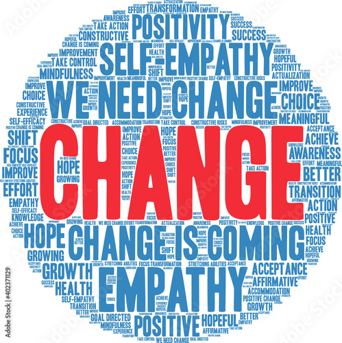 Change Word Cloud on a white background. 