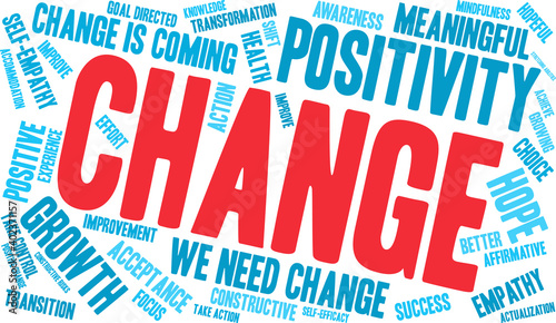 Change Word Cloud on a white background. 