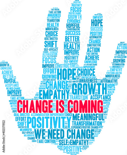 Change Is Coming Word Cloud