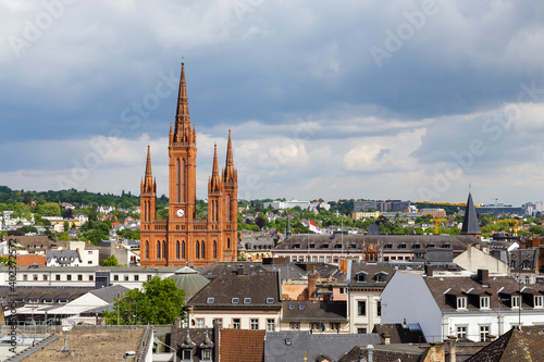 Wiesbaden, die Marktkirche, 16.05.2018.