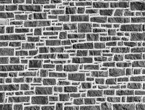 High Contrast Stone Wall