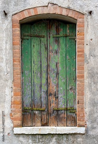 old green door