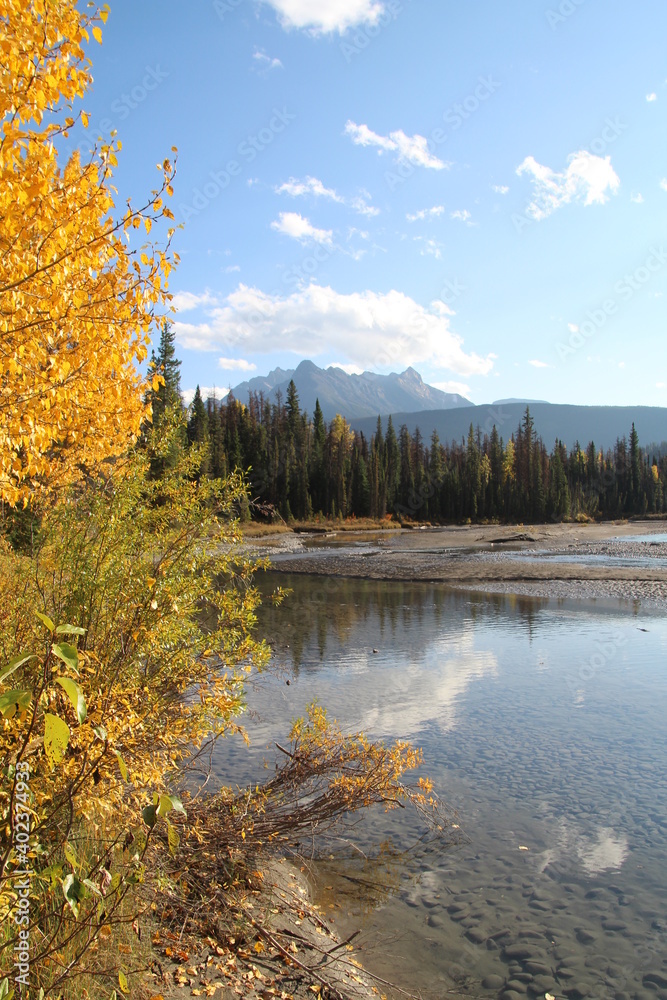 Majestic Autumn On The Land, Jasper National Park, Alberta Majestic Autumn On The Land, Jasper National Park, Alberta