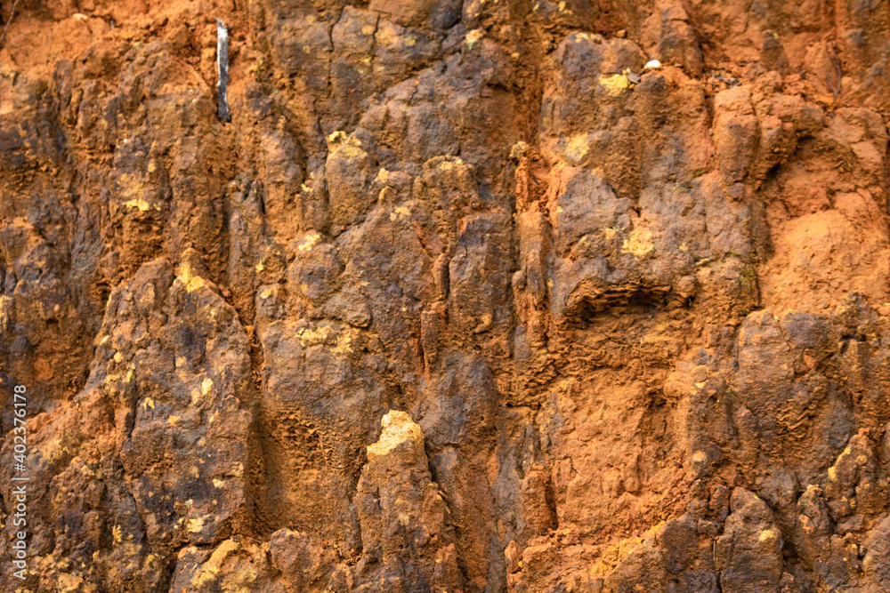 Natural yellow stone background with texture