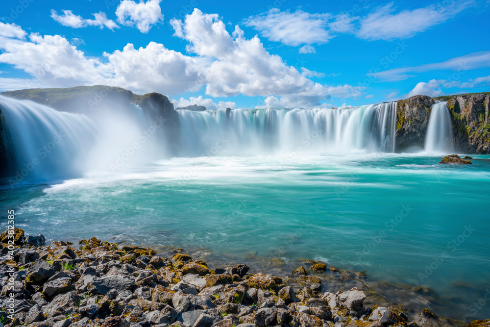 Godafoss waterfall in Iceland.