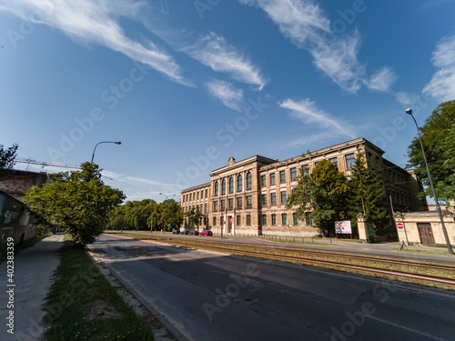 Secondary School at the Poniatowski Park - Lodz