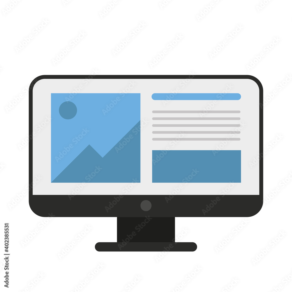 digital computer icon vector design digital computer icon vector design