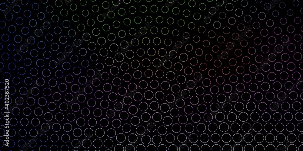 Dark Blue, Red vector texture with disks.