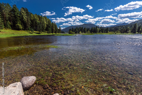 The River Biya. Altai Republic, Siberia, Russia photo