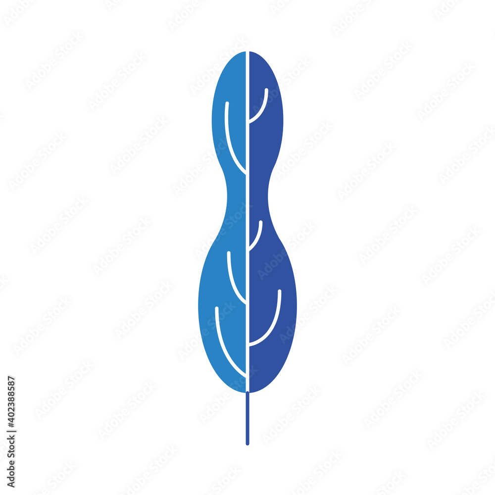 blue leaf icon isolated vector design blue leaf icon isolated vector design