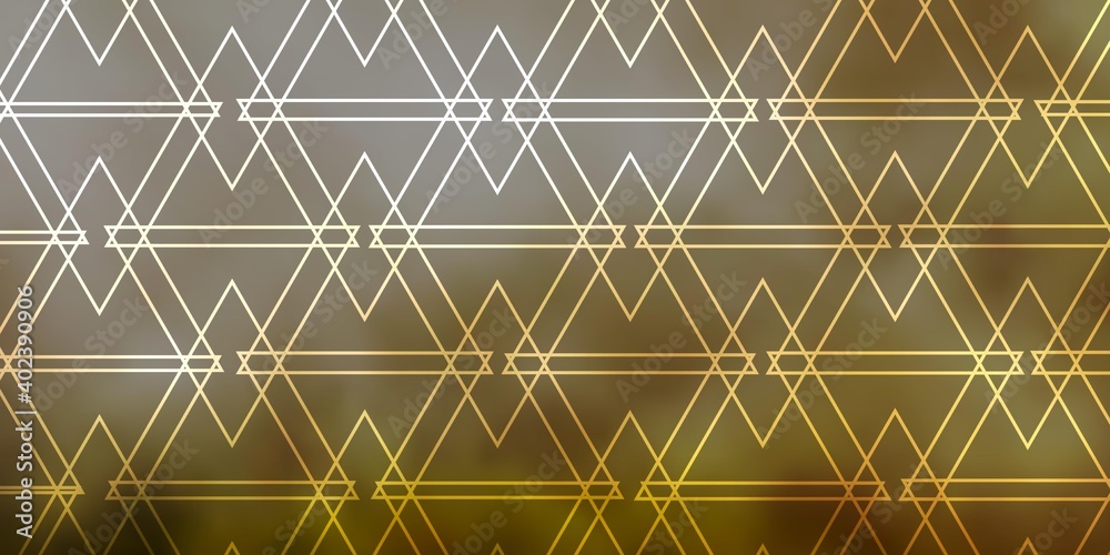 Light Green vector layout with lines, triangles. Light Green vector layout with lines, triangles.