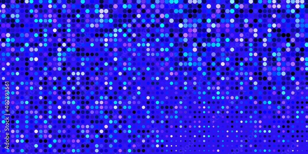 Dark Pink, Blue vector texture with disks.