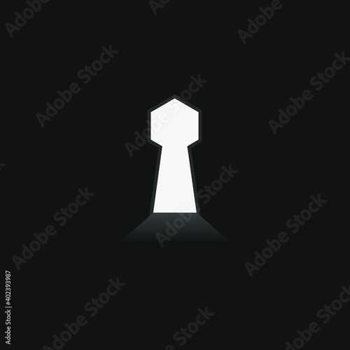 Key hole logo