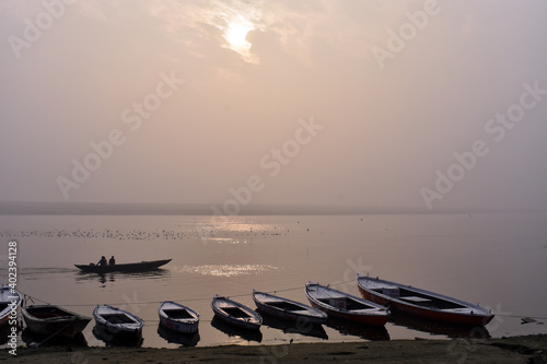 boats on the river Ganges © MacKay