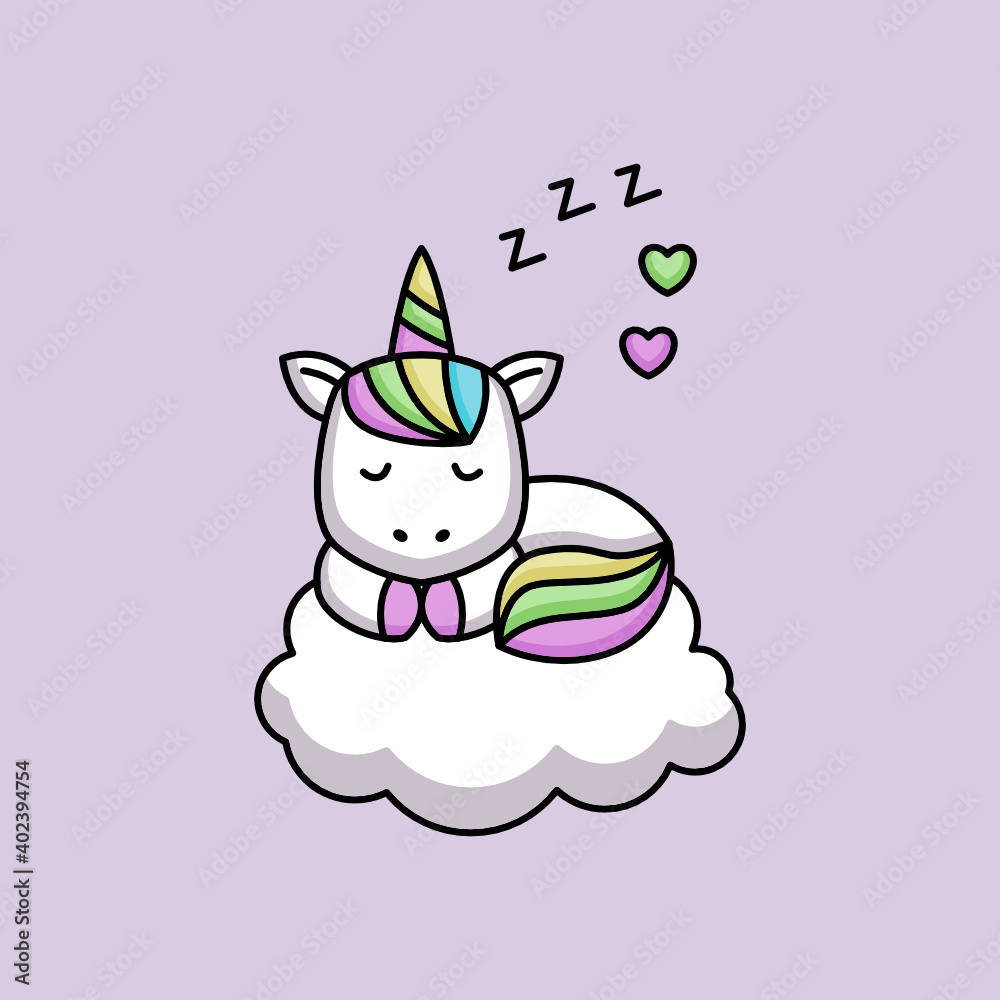 Set of cute unicorn in Valentine's Day Set of cute unicorn in Valentine's Day