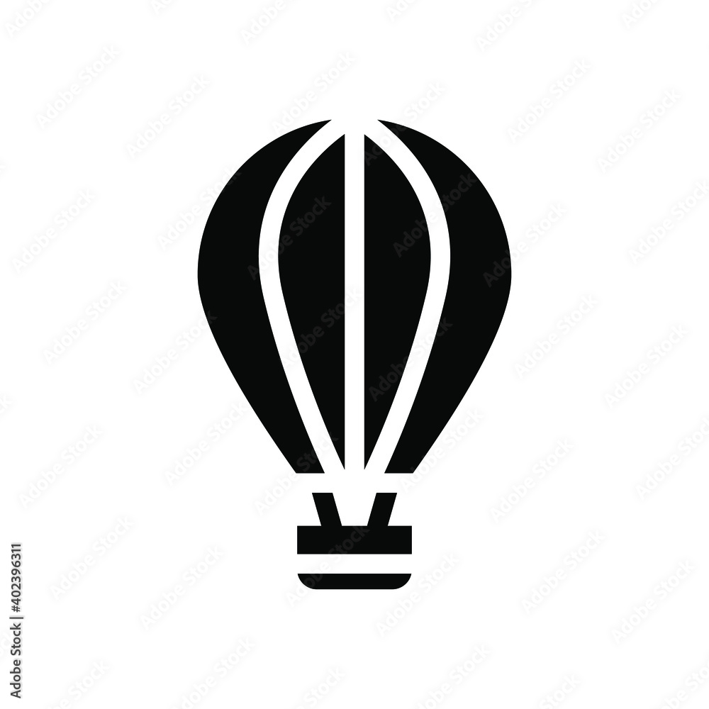 Hot air balloon icon Hot air balloon icon