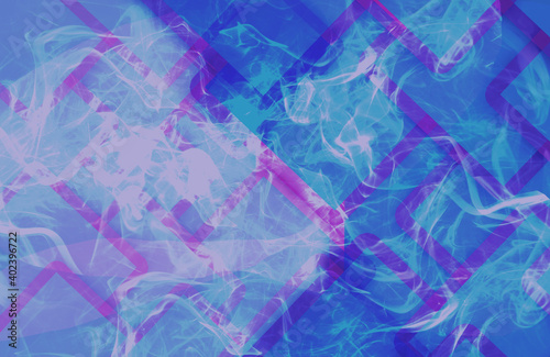 Wallpaper Mural Blue color background. Geometric shape and texture greeting card background Torontodigital.ca