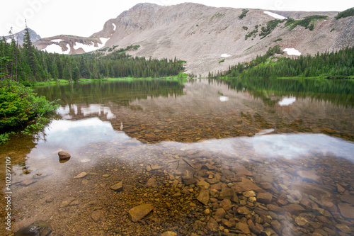 river in the mountains