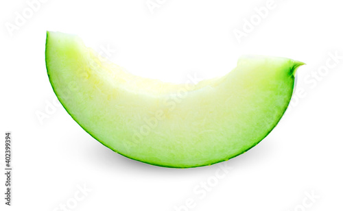 Melon isolated on the white background .