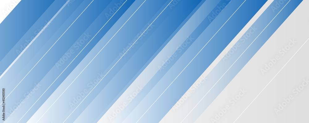 Fototapeta premium Blue white square shape abstract technology concept Background. Minimal Geometric vector illustration