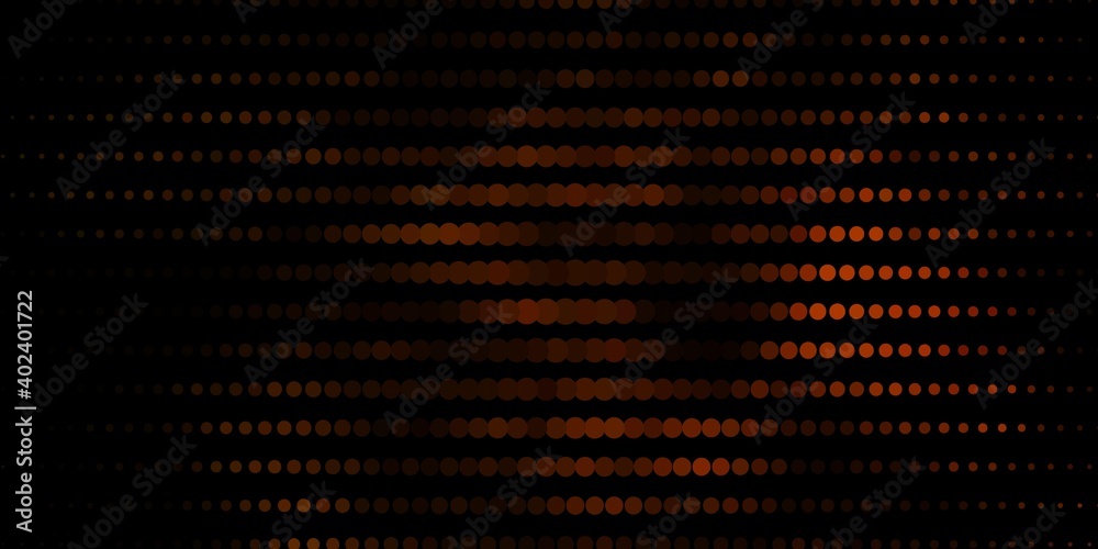 Dark Orange vector texture with circles. Dark Orange vector texture with circles.