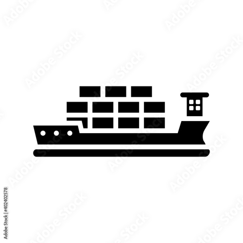 container shipping icon vector illustration design