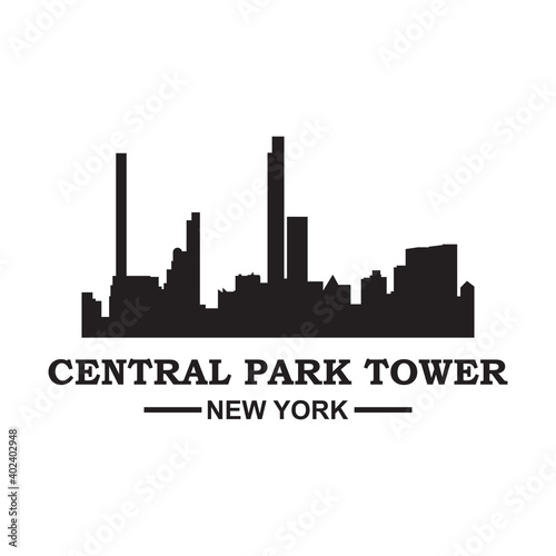 Central Park Tower Vector   New York Logo