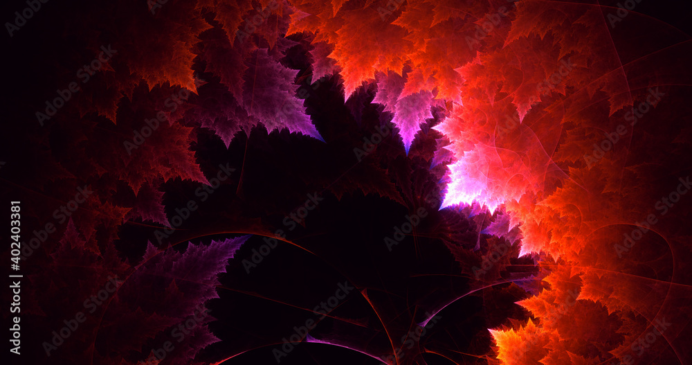 3D rendering abstract multicolor fractal light background 3D rendering abstract multicolor fractal light background
