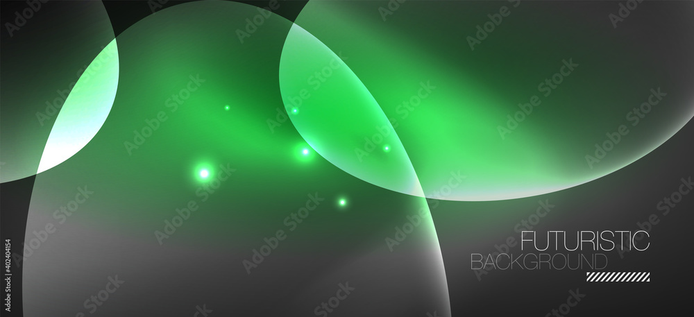 Neon ellipses abstract backgrounds. Shiny bright round shapes glowing in the dark. Vector futuristic illustrations for covers, banners, flyers and posters and other Neon ellipses abstract backgrounds. Shiny bright round shapes glowing in the dark. Vector futuristic illustrations for covers, banners, flyers and posters and other