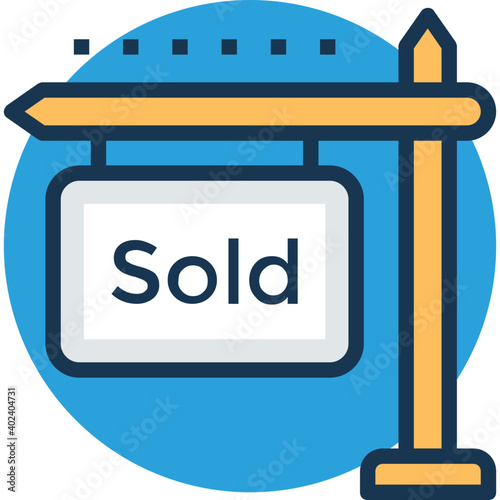 Sold Sign 