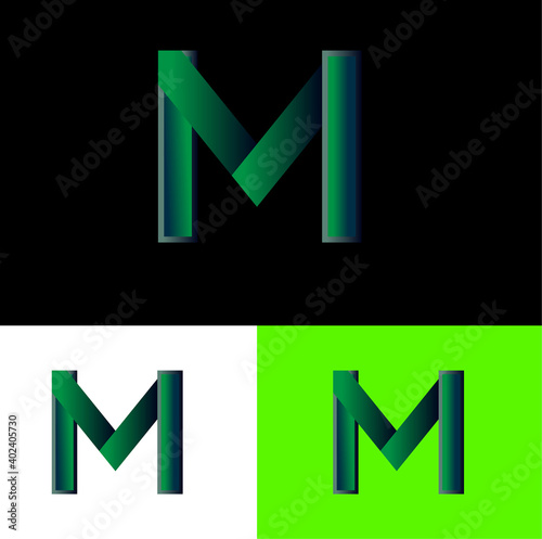 M logo design