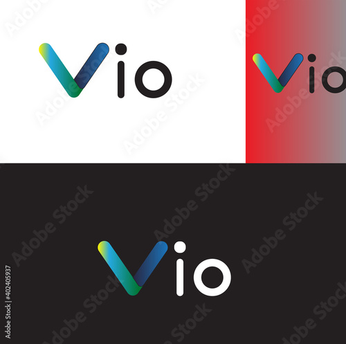 V logo design