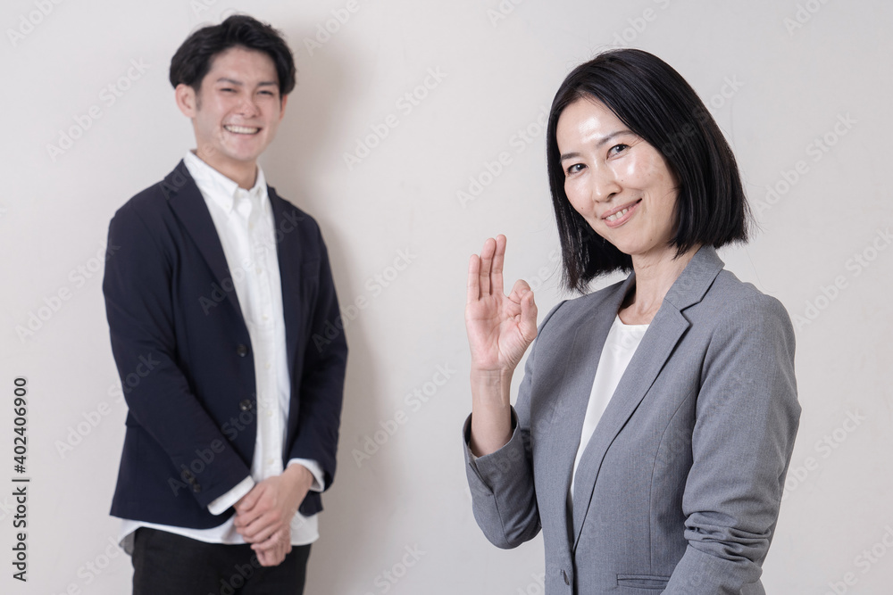 ビジネスイメージ　男女