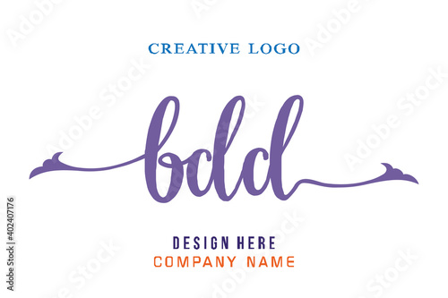 BDD lettering logo is simple, easy to understand and authoritative