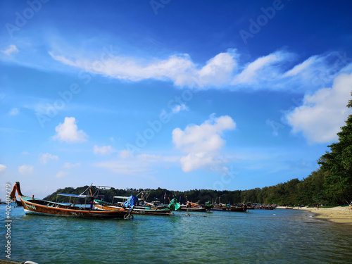 Long tail boats at Rawai beach