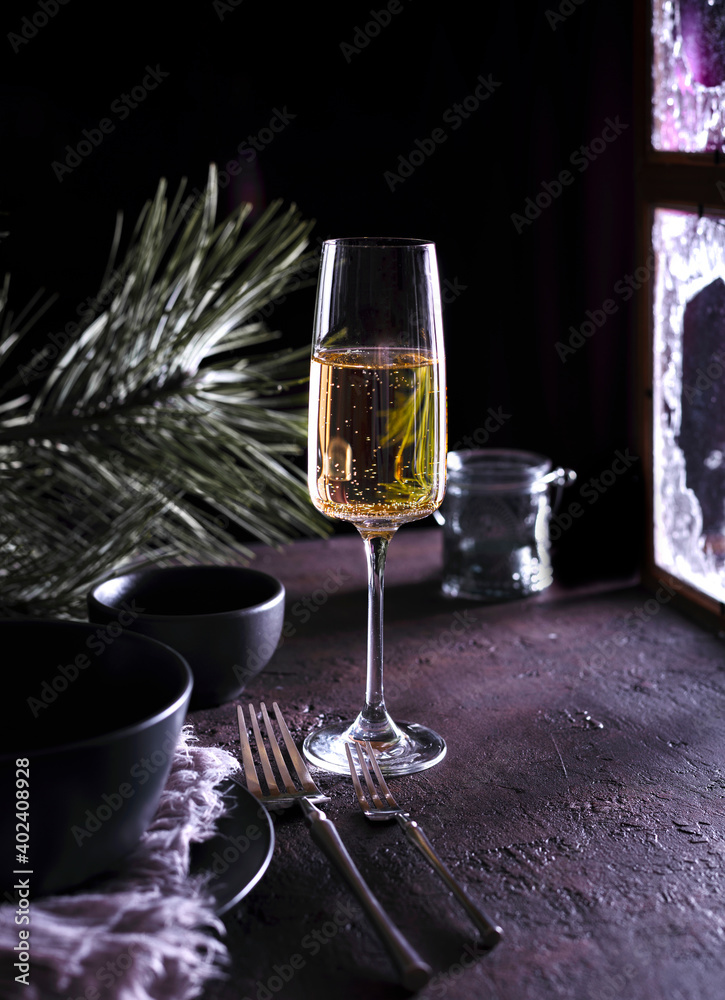 a glass of sparkling wine a glass of sparkling wine