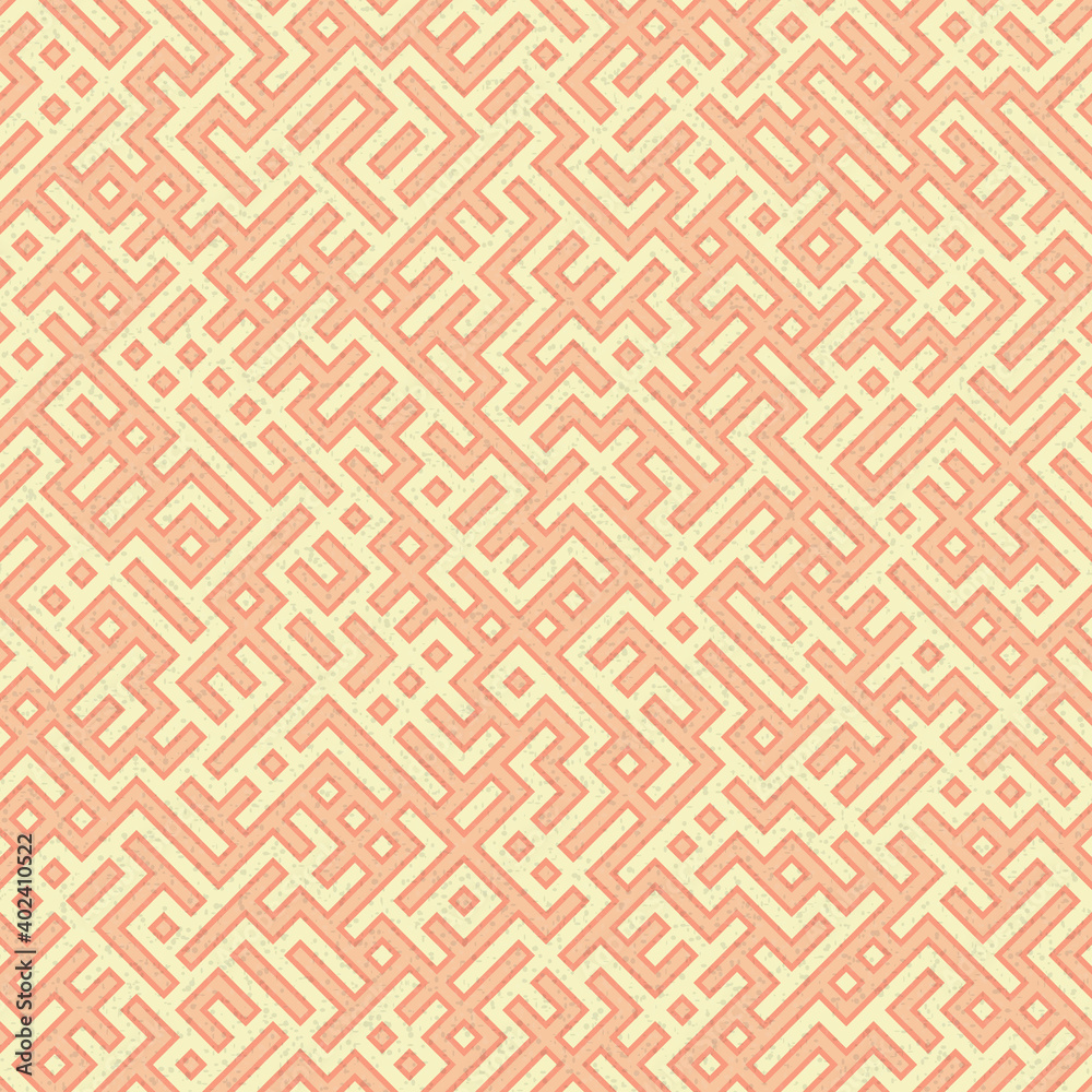 Abstract Geometric Pattern generative computational art illustration