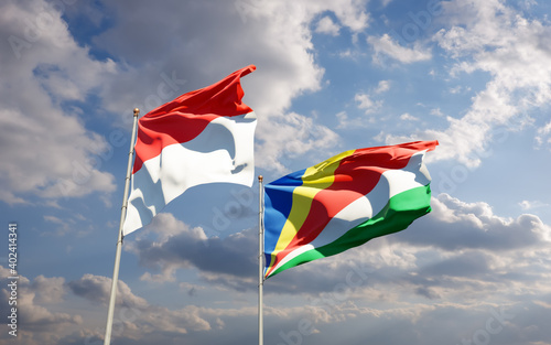 Flags of Nigeria and Seychelles.