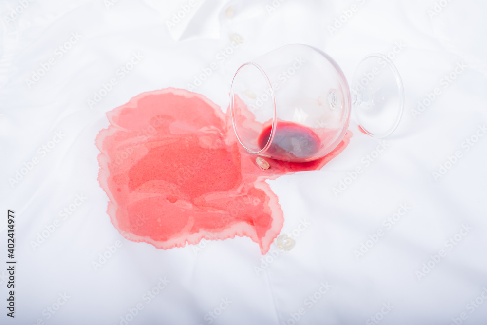 stain wine on the shirt. Space for text stain wine on the shirt. Space for text