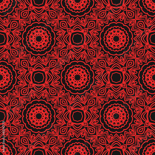 Seamless Texture Of retro geometric Ornament. Vector Illustration. For The Interior Design  Printing  Web And Textile