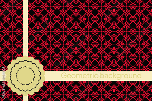 Luxury Traditional Ornamental Design. Modern Seamless Geometry Pattern. Vector Illustration. For Interior Design, Printing, Web And Textile Design.