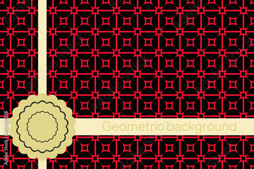 Luxury Traditional Ornamental Design. Modern Seamless Geometry Pattern. Vector Illustration. For Interior Design, Printing, Web And Textile Design.