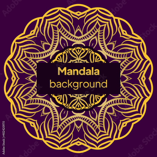 Fototapeta Naklejka Na Ścianę i Meble -  Indian floral mandala pattern. Vector . Can be used for textile, greeting card, coloring book, phone case print