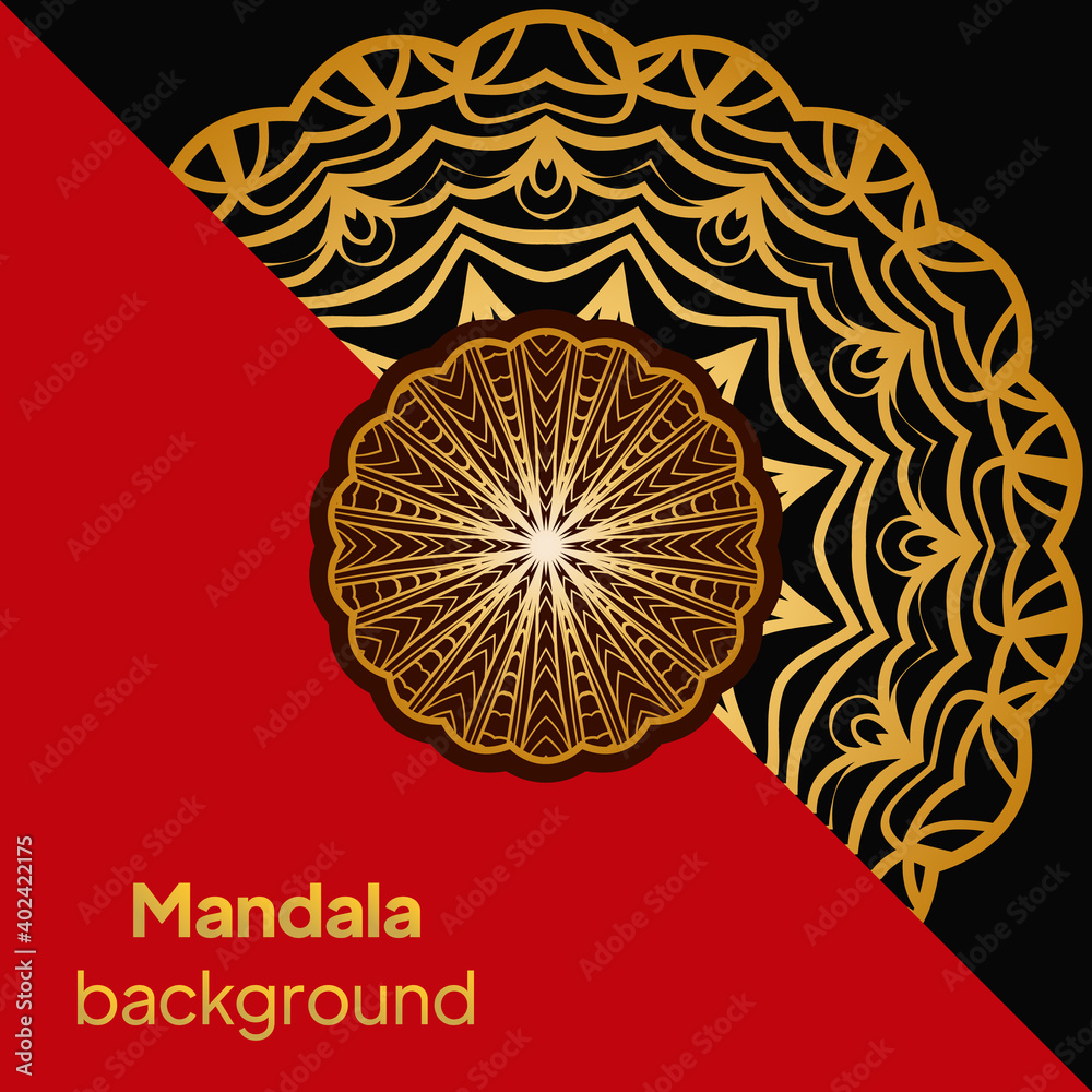 Background with lace mandala ornament. Template greeting card design . Decoration elements for design invitation, wedding cards, greeting cards. Vector Background with lace mandala ornament. Template greeting card design . Decoration elements for design invitation, wedding cards, greeting cards. Vector