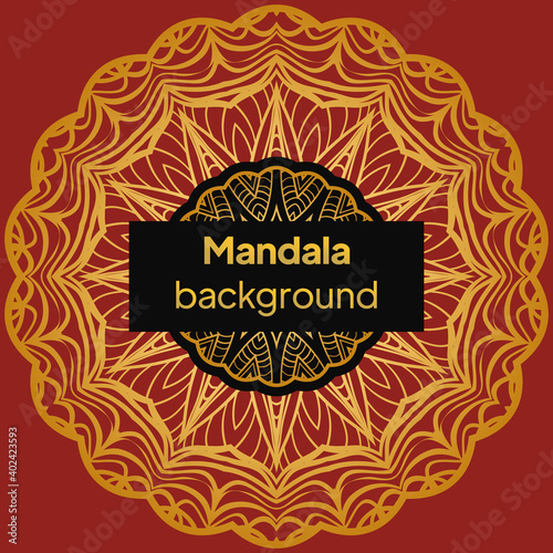 Floral mandala design elements. Vector illustration