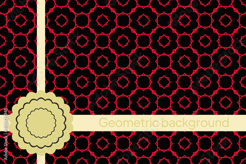 Luxury Traditional Ornamental Design. Modern Seamless Geometry Pattern. Vector Illustration. For Interior Design, Printing, Web And Textile Design.