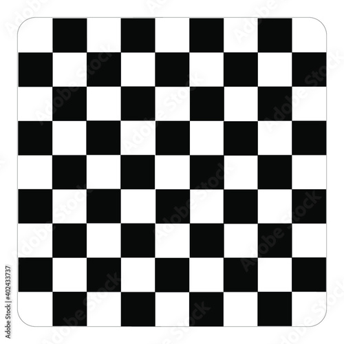 Chess board set isolated on transparent background. Art design checkered, checkerboard, chessboard, planes. Abstract concept graphic element. Eps10 vector illustration.